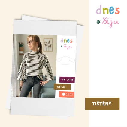 DÁMSKÉ TRIČKO CHIC | TIŠTĚNÝ STŘIH