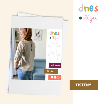 DÁMSKÉ TRIČKO NATURE | TIŠTĚNÝ STŘIH