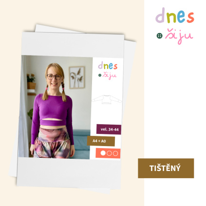 DÁMSKÉ TRIČKO YOGA | TIŠTĚNÝ STŘIH