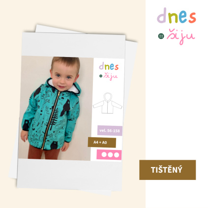 DĚTSKÁ BUNDA BASIC | TIŠTĚNÝ STŘIH