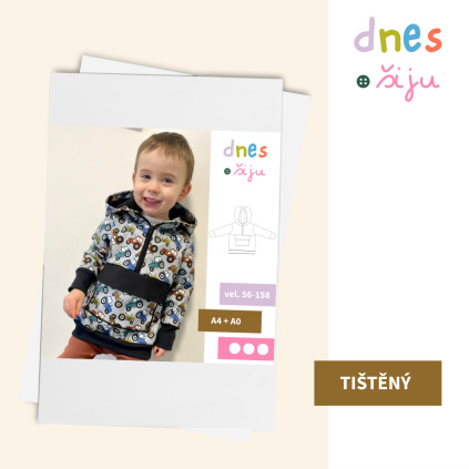 DĚTSKÁ BUNDA HALFY | TIŠTĚNÝ STŘIH