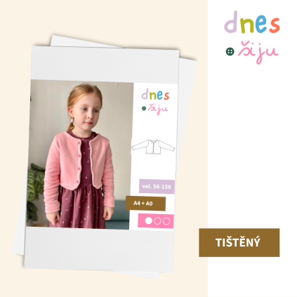 DĚTSKÁ MIKINA FORMALLY | TIŠTĚNÝ STŘIH