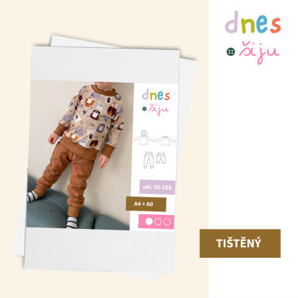 DĚTSKÁ TEPLÁKOVKA BASIC | TIŠTĚNÝ STŘIH