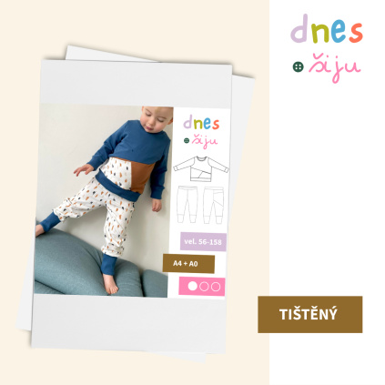 DĚTSKÁ TEPLÁKOVKA SHAPE | TIŠTĚNÝ STŘIH