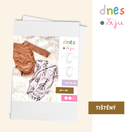 DĚTSKÉ BODY BABY | TIŠTĚNÝ STŘIH