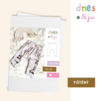 DĚTSKÉ KALHOTY BABY | TIŠTĚNÝ STŘIH