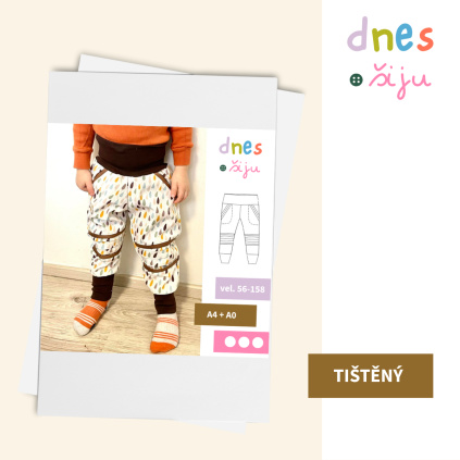 DĚTSKÉ KALHOTY MUDDY | TIŠTĚNÝ STŘIH