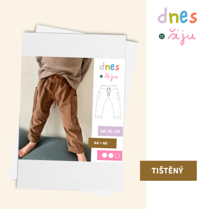 DĚTSKÉ KALHOTY RUSTIC | TIŠTĚNÝ STŘIH