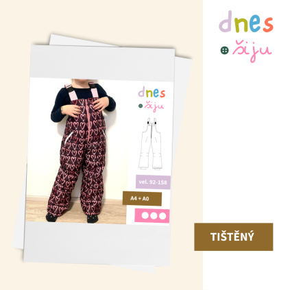 DĚTSKÉ KALHOTY SNOWY | TIŠTĚNÝ STŘIH