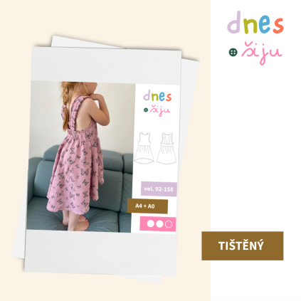 DĚTSKÉ ŠATY HOLIDAY | TIŠTĚNÝ STŘIH