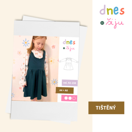 DĚTSKÉ ŠATY NOEL | TIŠTĚNÝ STŘIH