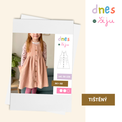 DĚTSKÉ ŠATY RUSTIC | TIŠTĚNÝ STŘIH