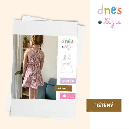 DĚTSKÉ ŠATY SCOOP | TIŠTĚNÝ STŘIH