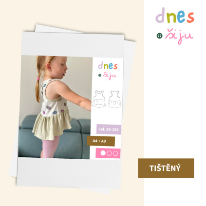 DĚTSKÉ TÍLKO WAVY | TIŠTĚNÝ STŘIH