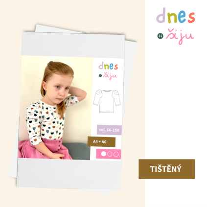 DĚTSKÉ TRIČKO HILL | TIŠTĚNÝ STŘIH