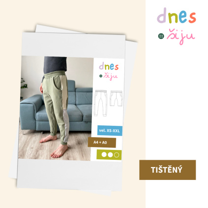 PÁNSKÉ TEPLÁKY TRIPLE | TIŠTĚNÝ STŘIH