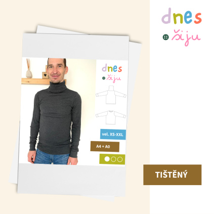 PÁNSKÉ TRIČKO ROLLY | TIŠTĚNÝ STŘIH