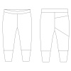 Dětské tepláky SHAPE 92 122 nákres
