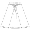 Dámská sukně OPENLY 34 44 nákres
