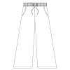 Dámské kalhoty ROOMY nákres