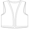 Dámská vesta TWIN nákres