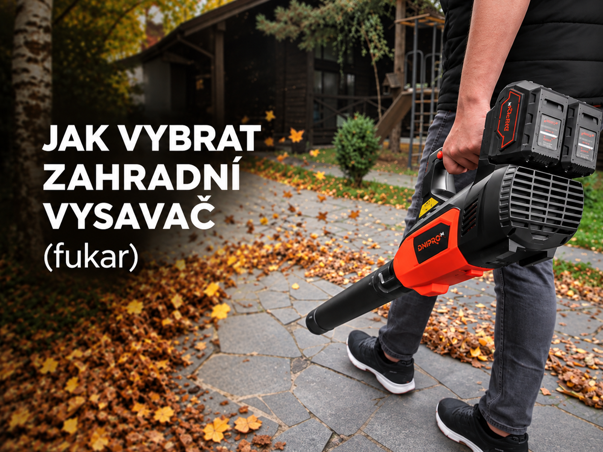 Jak vybrat zahradní vysavač (fukar)