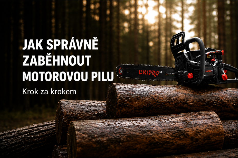 Jak zaběhnout benzínovou pilu: návod krok za krokem