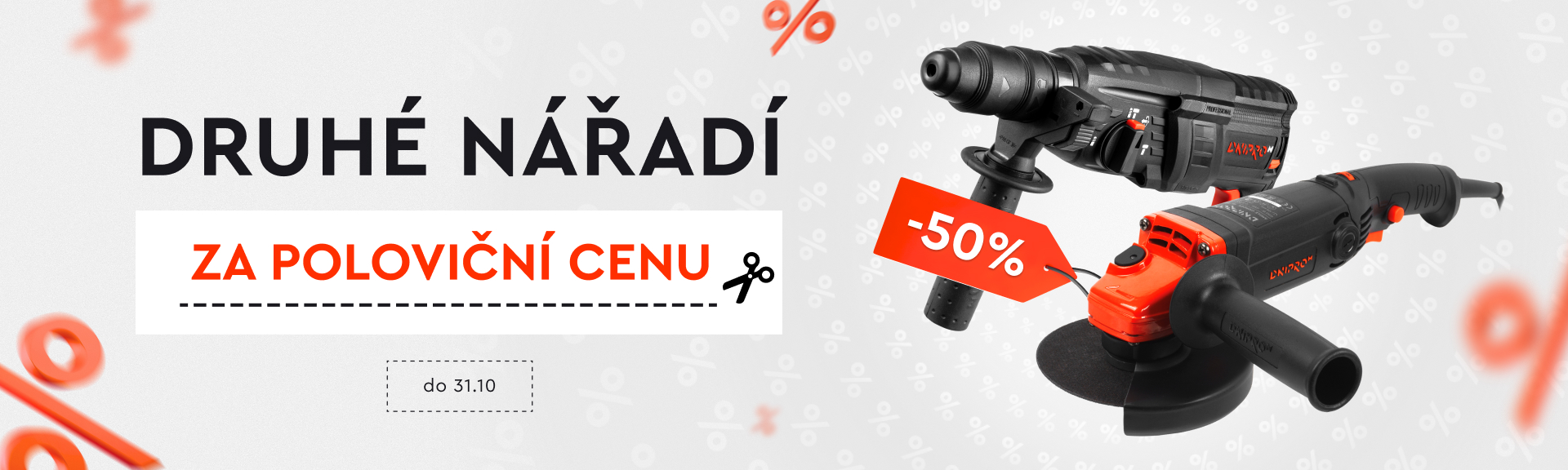 Druhé nářadí za polovinu