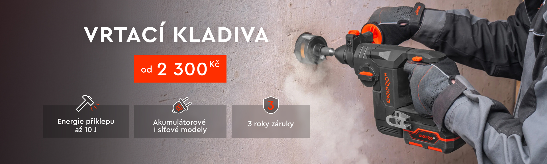 Vrtací kladiva od
