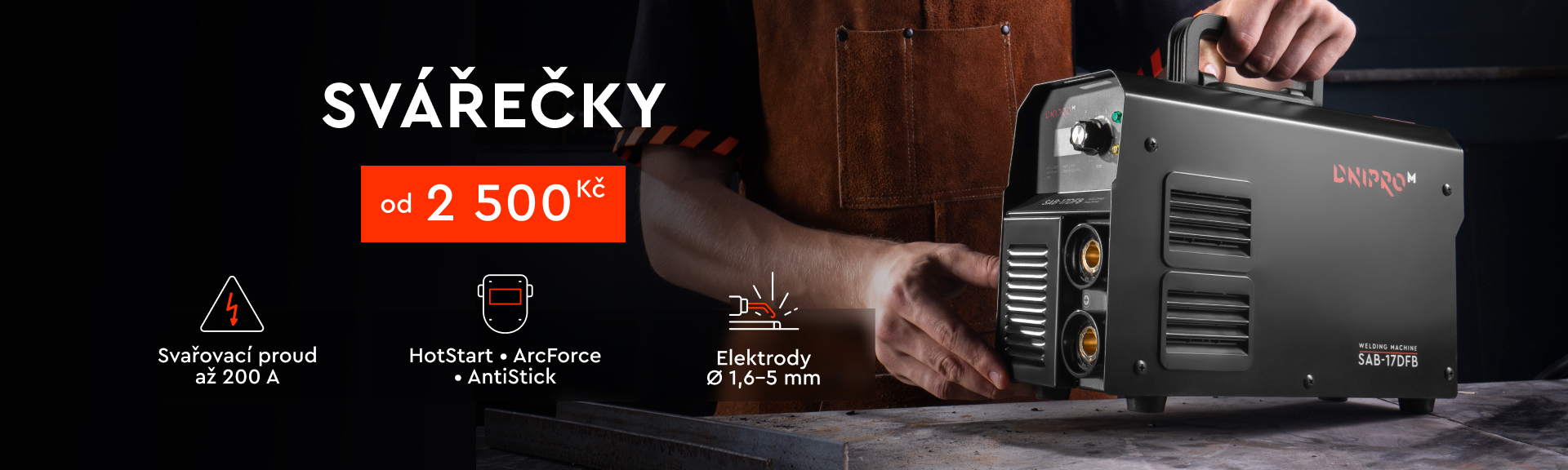 Svářečky od 2500