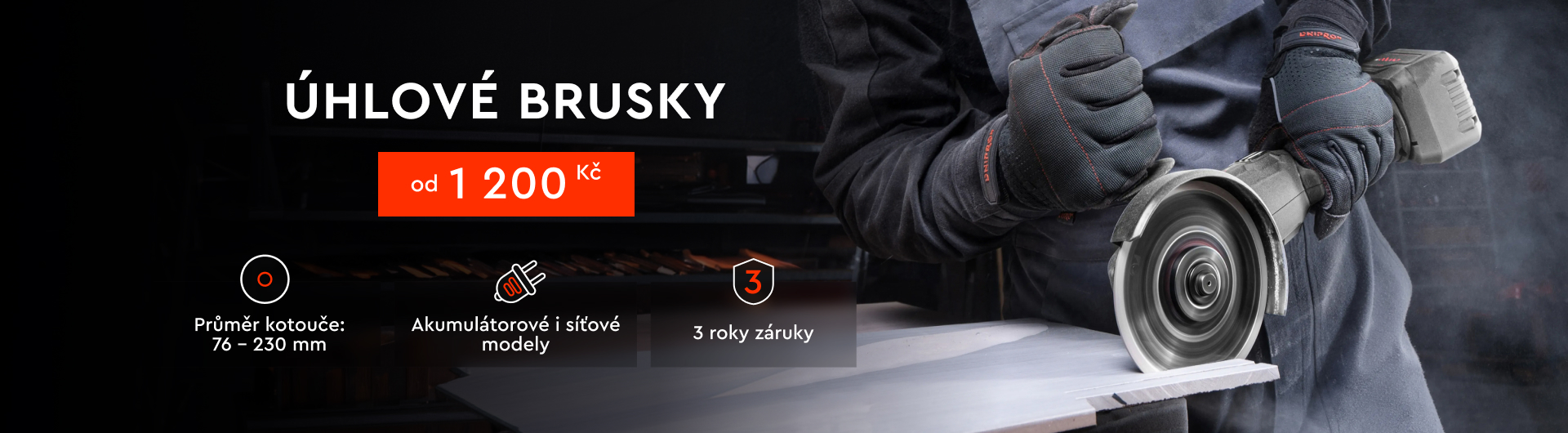 Brusky od 1200 Kč