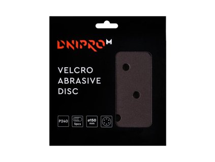 Brusný kotouč na suchý zip 150 (5ks) P240,Dnipro-M