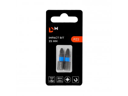 8757 bit impact dnipro m pz2 25 mm 2 ks