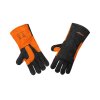 Svářecí rukavice černo-oranžové zesílené,  Dnipro-M