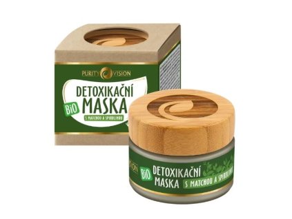 Bio Detoxikační maska s matchou a spirulinou 40 ml