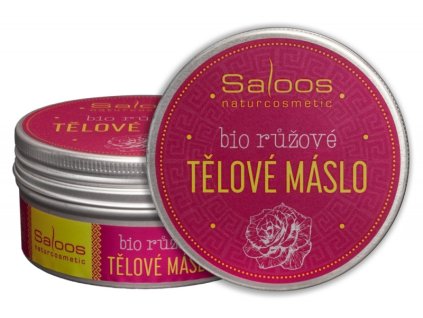 Šlehané bio růžové máslo