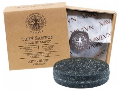 Natava Tuhý šampon Aktivní uhlí 85 g