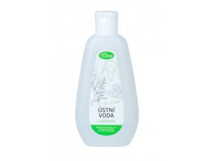 Ústní voda s bylinkami, bez alkoholu