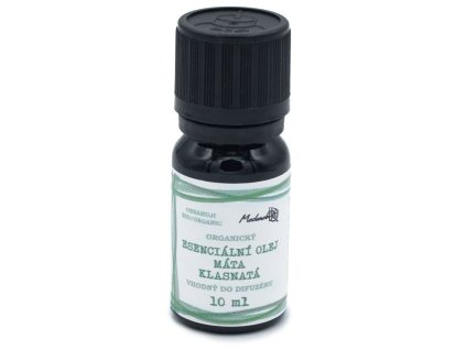 Organický esenciální olej MÁTA KLASNATÁ