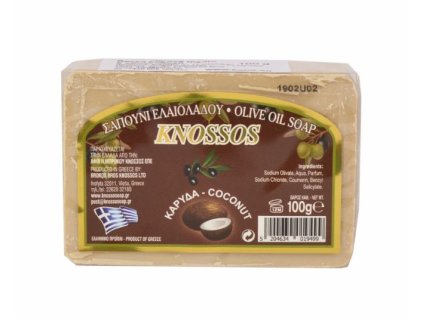 Knossos mýdlo tuhé olivové s vůní kokosu 100g