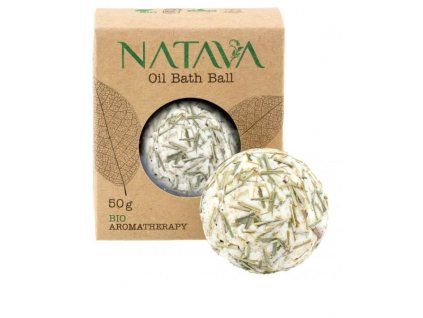 Natava Olejová koule do koupele Citronová tráva 50 g