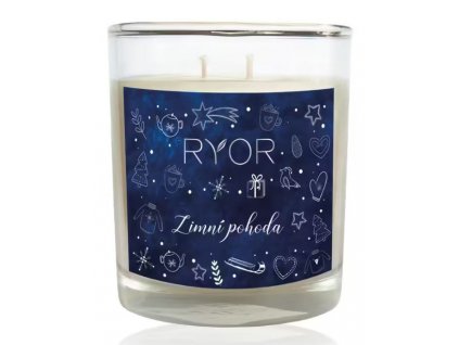 Svíčka velká Zimní pohoda