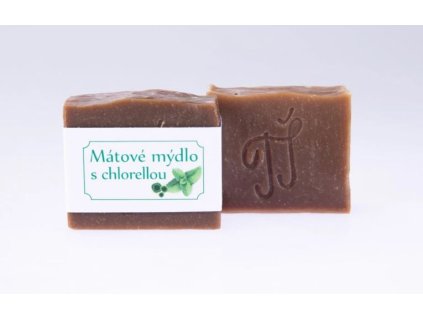 Mátové mýdlo s chlorellou