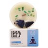 Sójová svíčka s drahými kameny Hrdelní čakra (2)