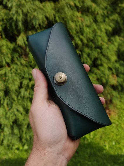 kožené luxusní pouzdro na brýle