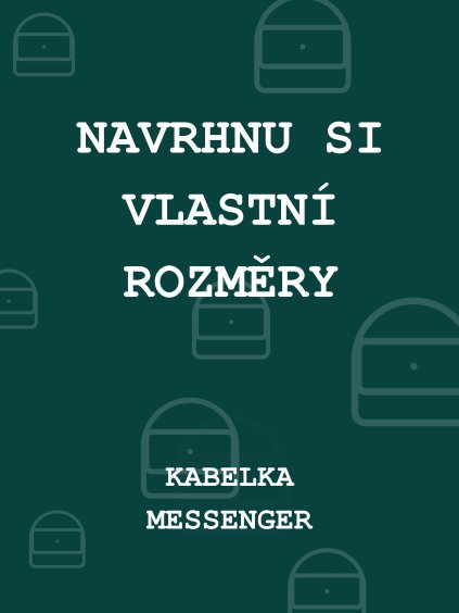 Kožená kabelka dobag na míru konfigurátor rozměrů