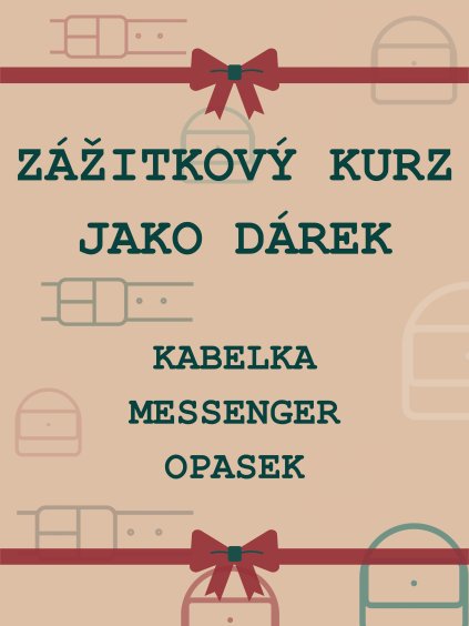 Zážitkový kurz výroby z kůže dobag jako dárek