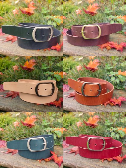 kvalitní kožený opasek DOBAG ručně dělaný