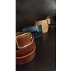 kožený opasek na zakázku
