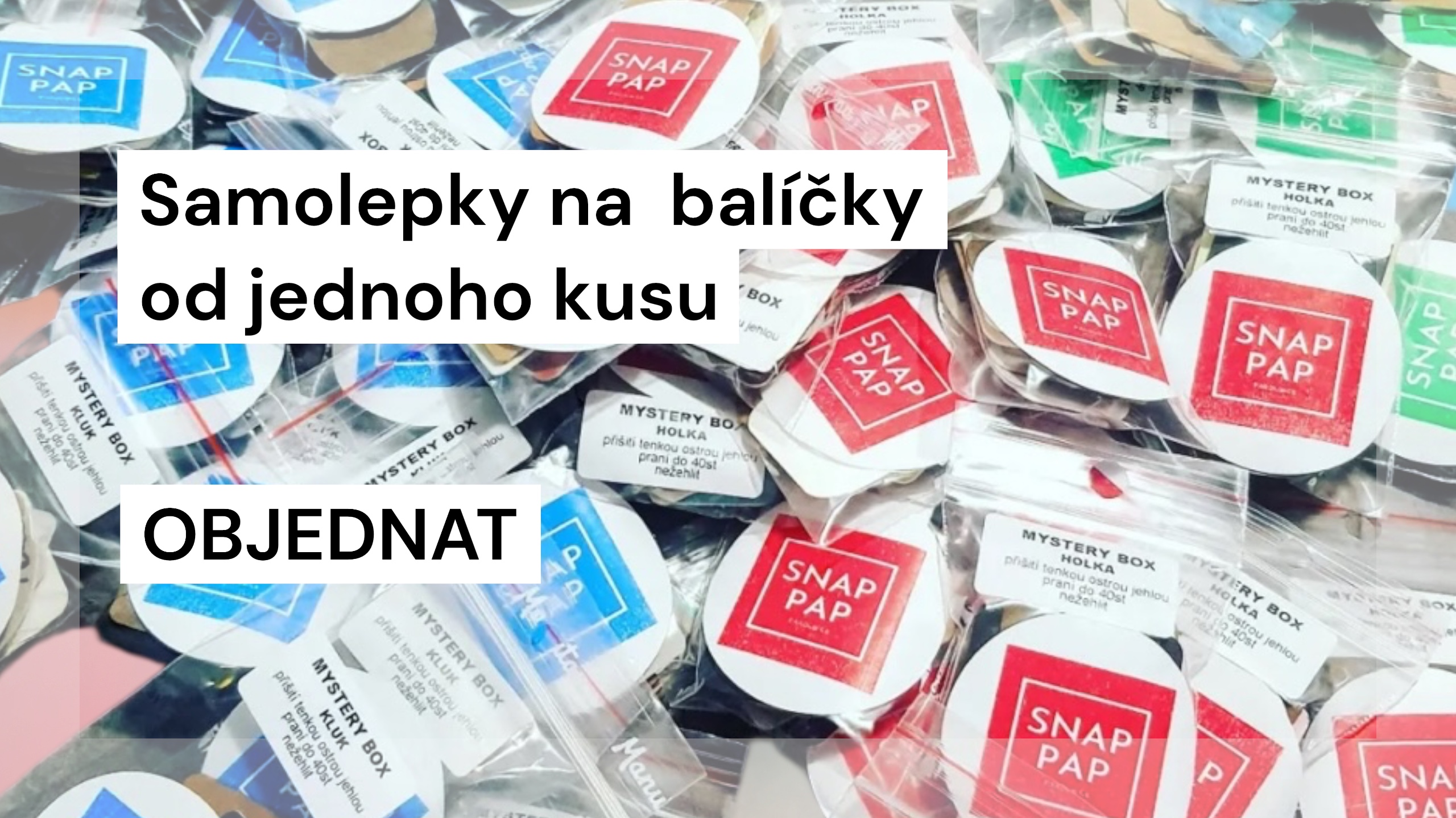 Samolepky na balíčky od jednoho kusu
